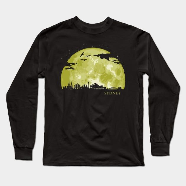 Sydney Long Sleeve T-Shirt by Nerd_art